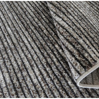 Kusový koberec PANNE stripes - odtiene šedej a hnedej
