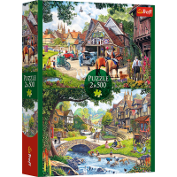 TREFL Puzzle Idylický život 2x500 dielikov
