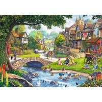 TREFL Puzzle Idylický život 2x500 dielikov