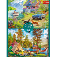 TREFL Puzzle Letný relax 2x500 dielikov