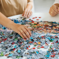 TREFL Puzzle Premium Plus Photo Odyssey: Oia, Santorini 1000 dielikov