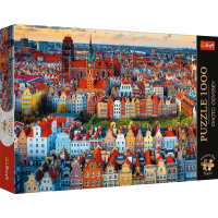 TREFL Puzzle Premium Plus Photo Odyssey: Pohľad na Gdansk, Poľsko 1000 dielikov