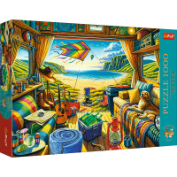 TREFL Puzzle Premium Plus Tea Time: Cestovanie karavanom 1000 dielikov