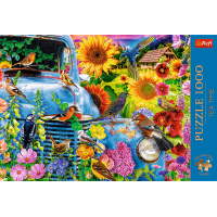 TREFL Puzzle Premium Plus Tea Time: Spevné vtáky 1000 dielikov