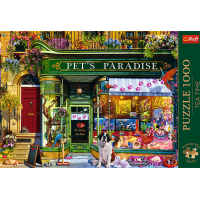 TREFL Puzzle Premium Plus Tea Time: Raj zvierat 1000 dielikov