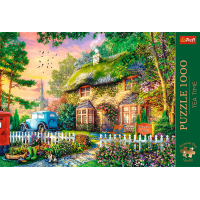 TREFL Puzzle Premium Plus Tea Time: Stoney Lane Cottage 1000 dielikov