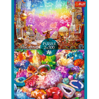 TREFL Puzzle Vesmír a kryštály 2x500 dielikov