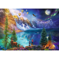 TREFL Puzzle Cesta po Amerike 2x500 dielikov
