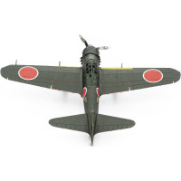 METAL EARTH 3D puzzle Mitsubishi Zero (farebný)