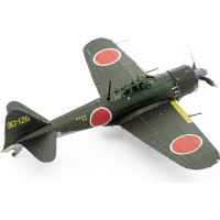 METAL EARTH 3D puzzle Mitsubishi Zero (farebný)