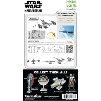 METAL EARTH 3D puzzle Premium Series: Star Wars Mandalorian N-1 Starfighter