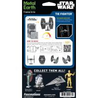 METAL EARTH 3D puzzle Premium Series: Star Wars TIE Fighter