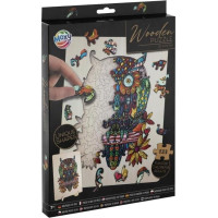 GRAFIX Obrysové puzzle Sova 133 dielikov