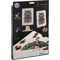 GRAFIX Obrysové puzzle Sova 133 dielikov