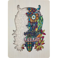 GRAFIX Obrysové puzzle Sova 133 dielikov