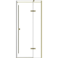 Štvorcový sprchovací kút PIXA GOLD - 90x90 cm