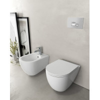 Isvea INFINITY závesná WC misa, Rimless, 36, 5x53cm, biela 10NF02004