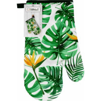 Kuchynská rukavica SPRING Jungle 17x28 cm - Zelené listy