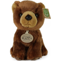 Rappa Plyšový medveď hnedý 18 cm ECO-FRIENDLY