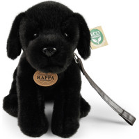 Rappa Plyšový pes labrador čierny 25 cm ECO-FRIENDLY