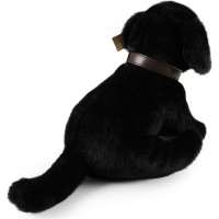 Rappa Plyšový pes labrador čierny 25 cm ECO-FRIENDLY