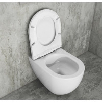 Isvea INFINITY závesná WC misa, Rimless, 36, 5x53cm, biela 10NF02004