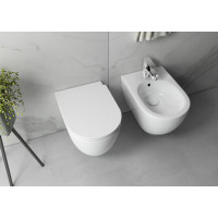 Isvea INFINITY závesná WC misa, Rimless, 36, 5x53cm, biela 10NF02004