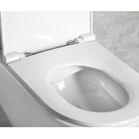 Isvea INFINITY závesná WC misa, Rimless, 36, 5x53cm, biela 10NF02004