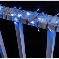 Vianočná LED reťaz na stromček 100 LED - 13 m - studená biela