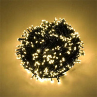 Vianočná LED reťaz na stromček 200 LED - 23 m - teplá biela