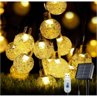 Dekoračné solárne osvetlenie BALLS 30 LED - 4,5 m