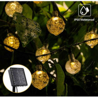 Dekoračné solárne osvetlenie BALLS 30 LED - 4,5 m