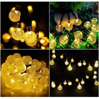 Dekoračné solárne osvetlenie BALLS 30 LED - 4,5 m