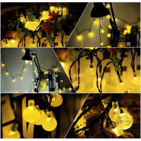 Dekoračné solárne osvetlenie BALLS 30 LED - 4,5 m