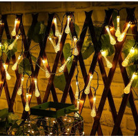 Dekoračné solárne osvetlenie Waterdrop 30 LED - 4,5 m