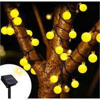 Dekoračné solárne osvetlenie BALLS Matt 30 LED - 4,5 m