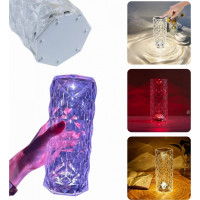 Dekoračné LED osvetlenie ROSE DIAMOND - 21 cm - multikolor