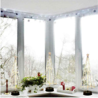 Dekoračný LED stromček MERRY - 33,5 cm - teplá biela