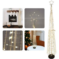 Dekoračný LED stromček MERRY - 100 cm - teplá biela