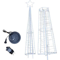 Dekoračný LED stromček MERRY - 100 cm - teplá biela