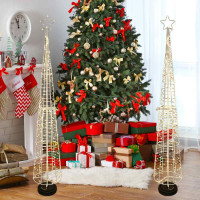 Dekoračný LED stromček MERRY - 100 cm - teplá biela