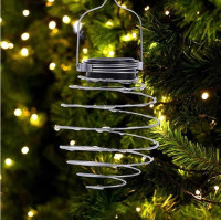 Dekoračné solárne LED osvetlenie LAMPION - 19 cm - teplá biela