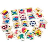 Bino Drevené obrázkové značky pre škôlky II