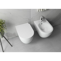Isvea INFINITY závesná WC misa, Rimless, 36, 5x53cm, biela mat 10NF02004-2L