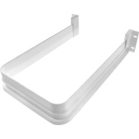 Sapho Výrez na sifón pre dosku 16mm, 175x45x270mm, plast, biela 1830A