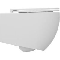 Isvea INFINITY závesná WC misa, Rimless, 36, 5x53cm, biela mat 10NF02004-2L