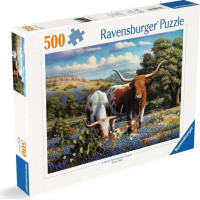RAVENSBURGER Puzzle Dobytok na lúke 500 dielikov