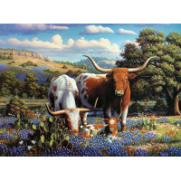 RAVENSBURGER Puzzle Dobytok na lúke 500 dielikov