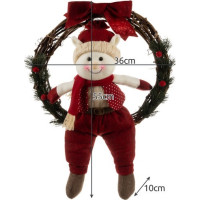 Vianočný veniec na dvere 36 cm - Elf