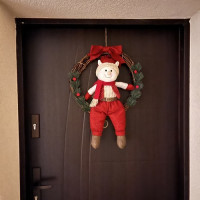 Vianočný veniec na dvere 36 cm - Elf